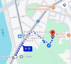 広島お花見ワイン会　比治山公園アクセス